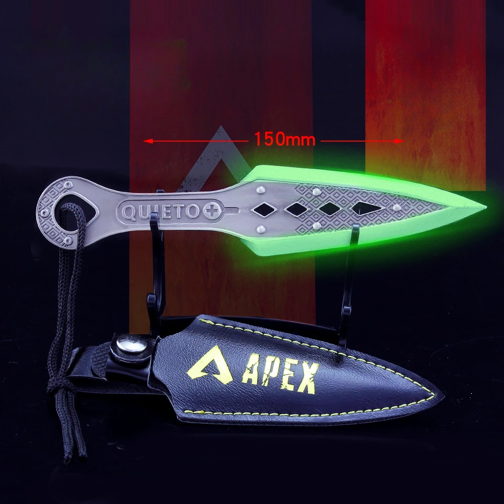 15 cm Apex Legends Lichtgevende Wapen Wraith Heirloom Kunai Kairi Imahara Game Perifere Metalen Model Samurai Zwaard Speelgoed voor kinderen
