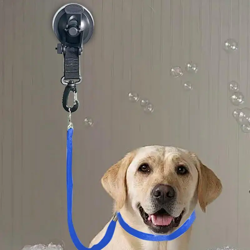 Dog Grooming Loops Pet Bath Tub Restraint Loops With Suction Cup Dog Restraint For Grooming Safety Rope For Restraint Pets