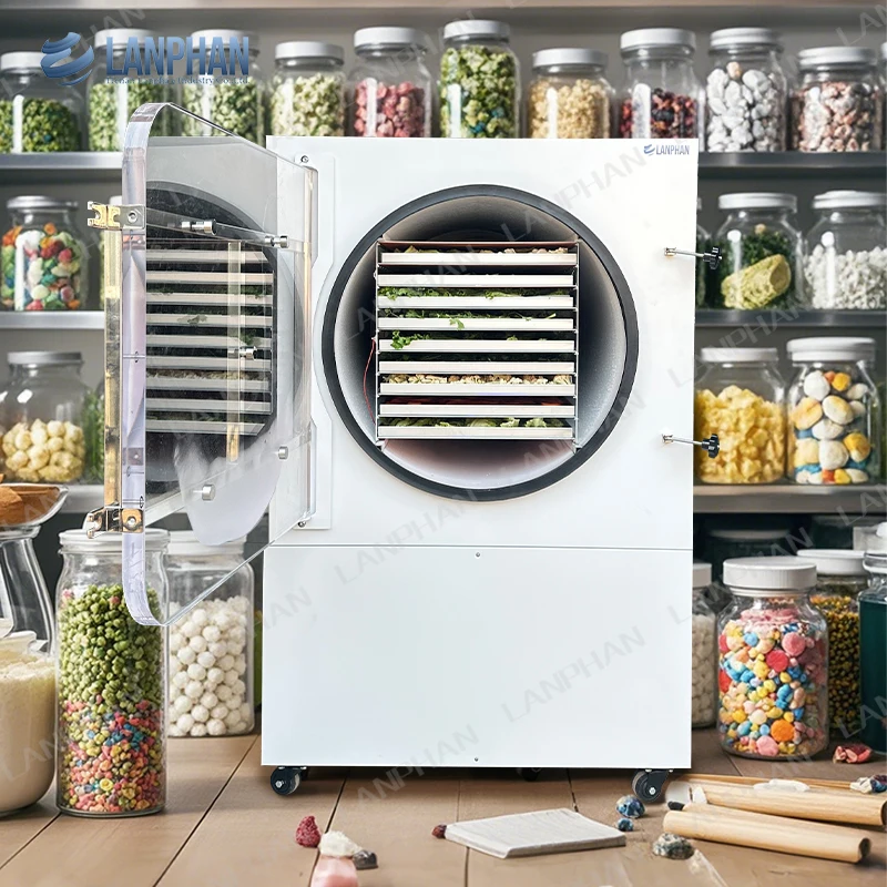 Laboratorio Casa Grande HFD-50plus Temperatura trappola fredda -70C 18 vassoi Macchina liofilizzatrice per caffè istantaneo per alimenti 60 kg 70 kg