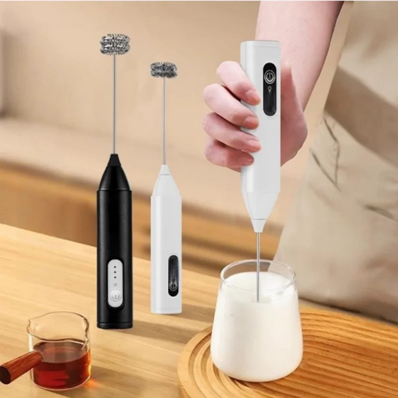 Electric Handheld Egg Beater Electric Milk Frother Home Coffee Whipping Cream Maker Mini Blender Baking Tools