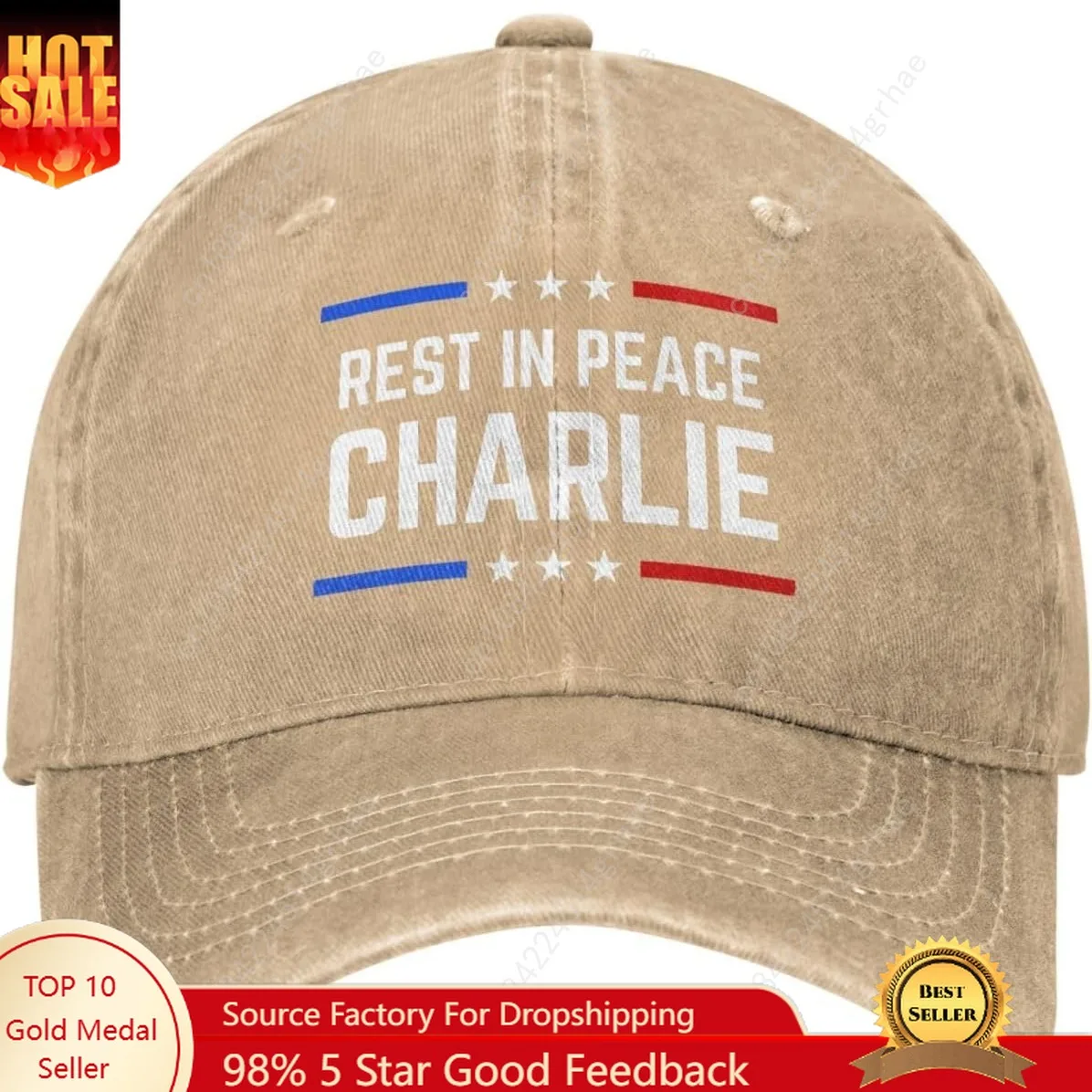 

Rest in Peace Charlie Kirk 1993 2025 hat Tribute Charlie Cotton Cap