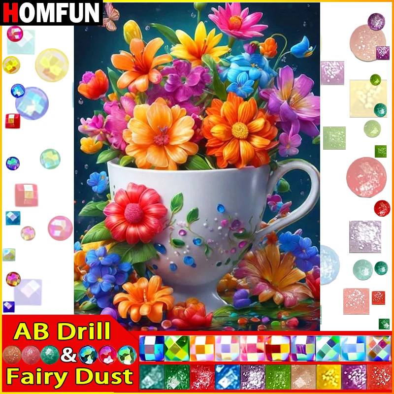 HOMFUN Fairy Dust AB Diamond painting \