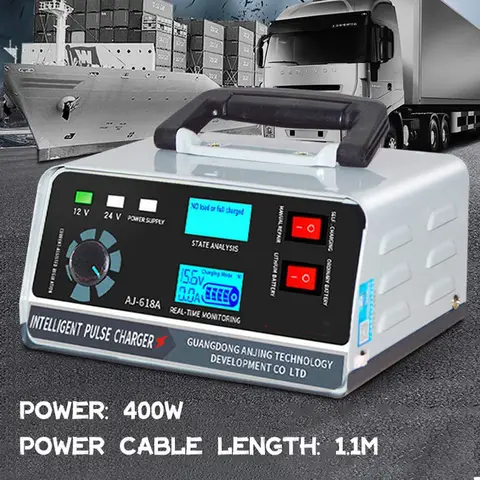 3단계 충전, 지능형 충전, 수리, 유지 자동차 오토바이 보트 모어를 갖춘 12V/24V 30Amp 자동 배터리 충전기