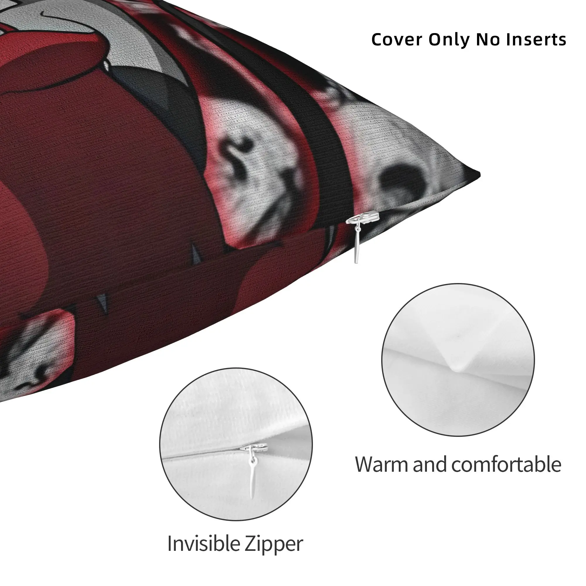 Helltakers Lucifers Cerberus Game Pillowcase Soft Fabric Cushion Cover Decorations Anime Throw Pillow Case Cover Home Square