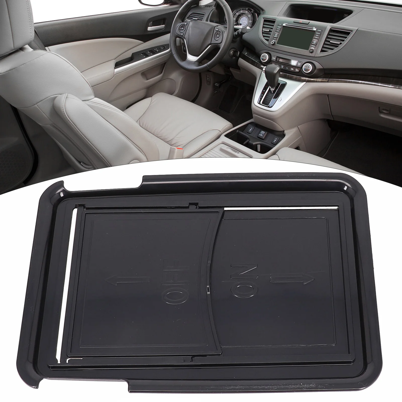 Armrest Console with Internal Storage Space Designed Specifically for Honda CR-V 2023 and 2024 Direct Fit Installation