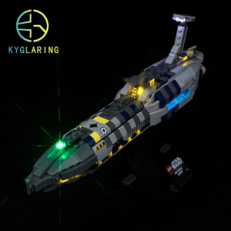 

Kyglaring Led Lighting Set DIY Toys For Invisible Hand 75377 Building Blocks (only light included)