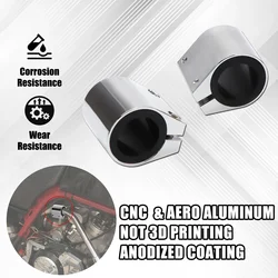 1/2pcs High Temp Pipe Clamps Connectors Exhaust Pipe Clamp For Yamaha Banshee 1987-2006