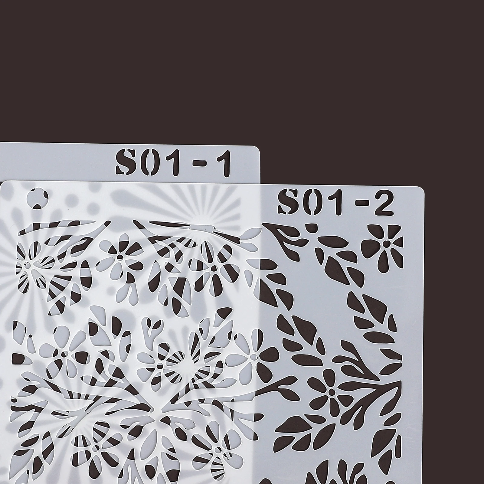 8 قطعة/المجموعة خمر ليوبارد الأفعى طباعة نمط قالب جوفاء ختم الإبداعية DIY غير المرغوب فيه مجلة المواد كلية القرطاسية