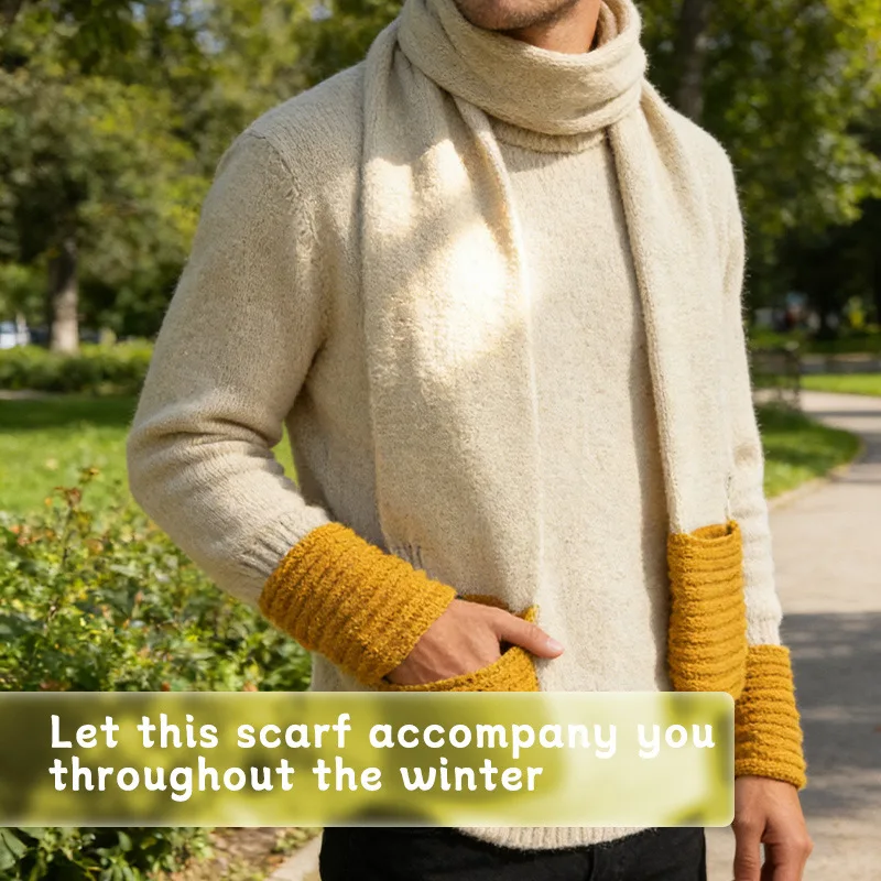 

Новая палочка Mozzarella Xheese, теплая зимой, длинный вязаный сырный шарф на шею, пояс, сумка, вязаный крючком сыр, подарок для вашего любовника