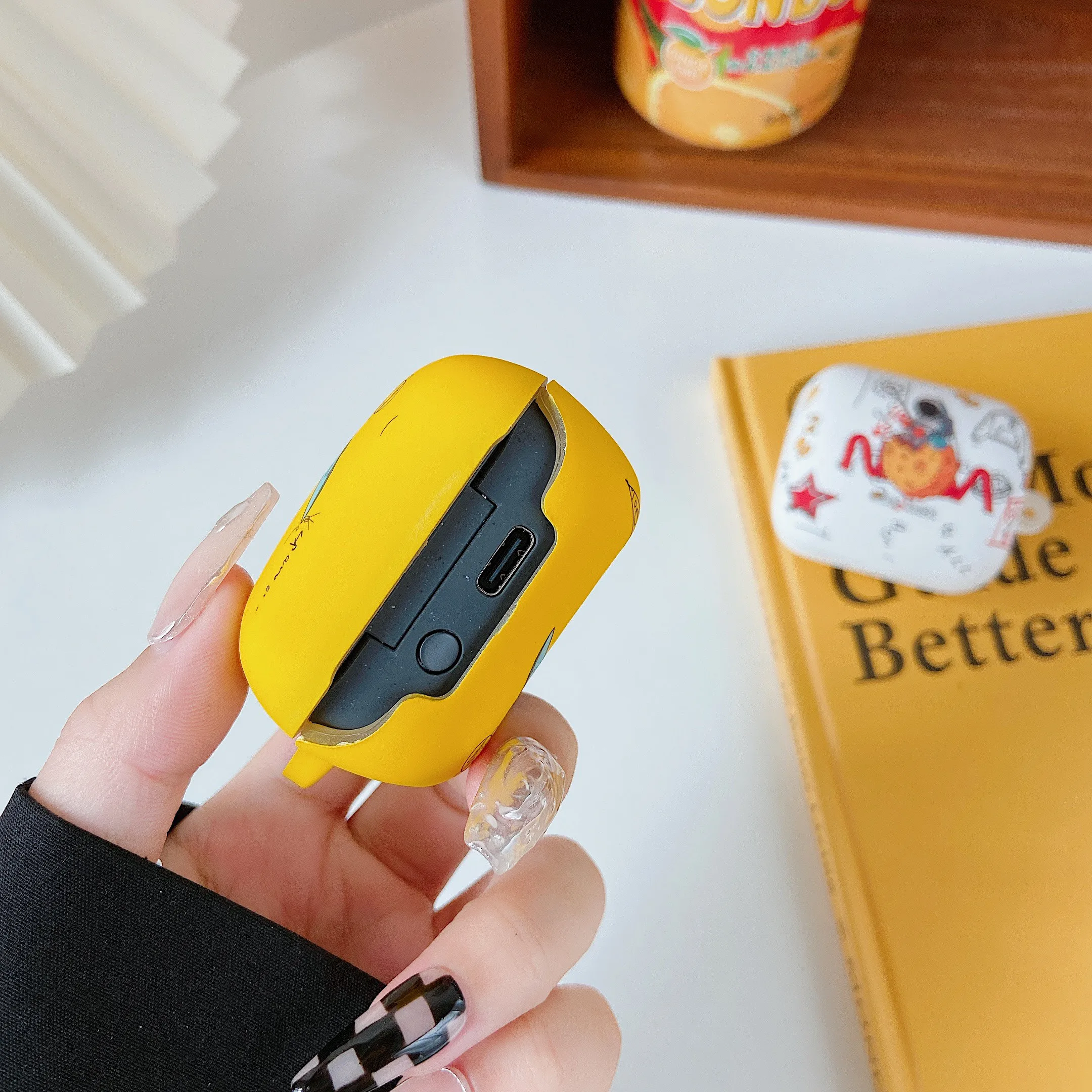 Caso para sony link buds bonito dos desenhos animados macio fone de ouvido caso protetor para WF-900 bluetooth caixa de carregamento à prova choque capa
