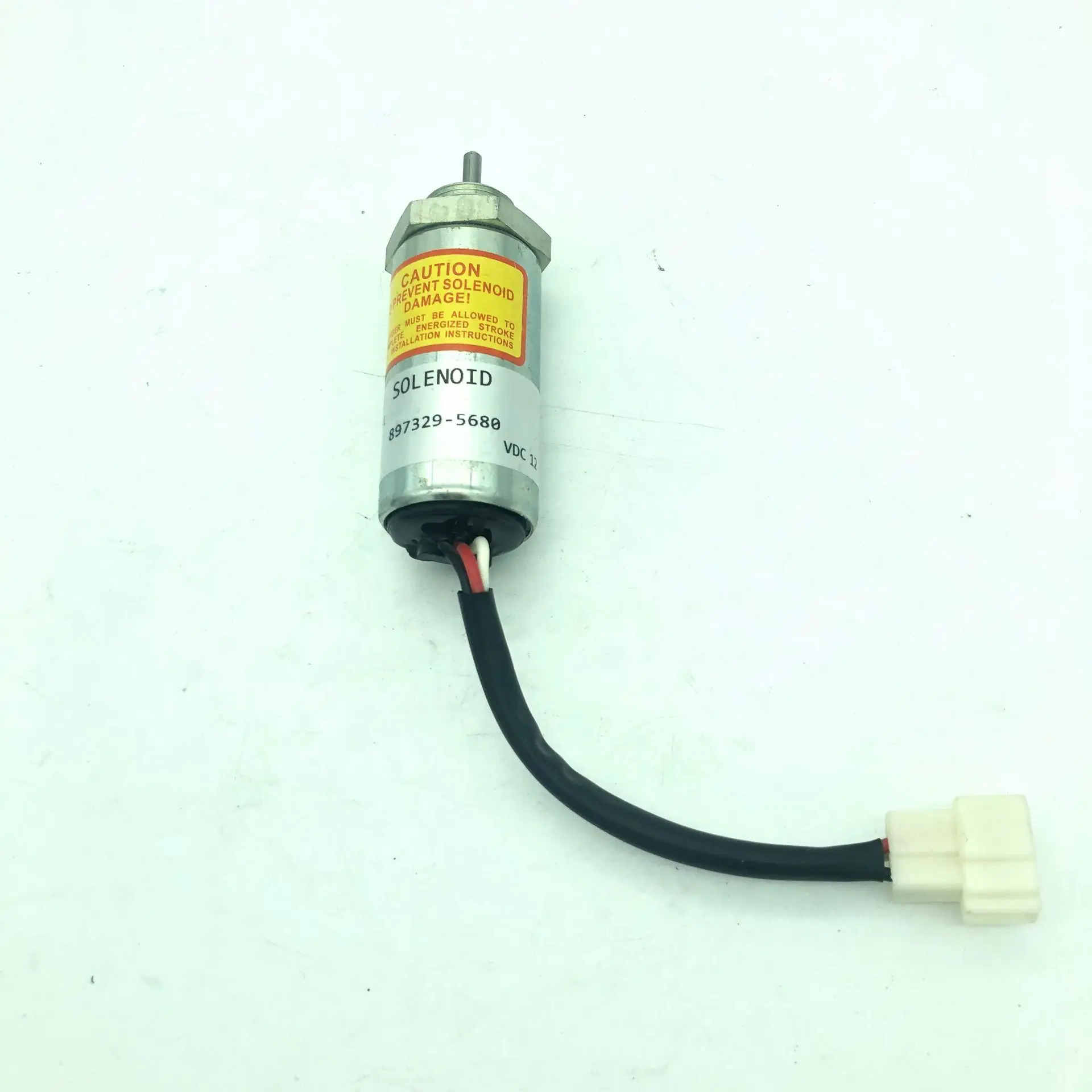 8973295680 For ISUZU Excavator Engine Stop Solenoid For EX400 3LD1 3LD2 4LE1 12V Fuel Shutoff Solenoid 897329-5680