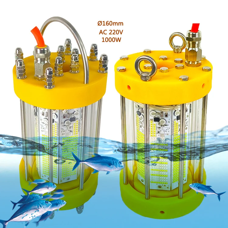 

1000W Green 220vled Flood Light Lamp For Fishing Squid Salmon Farming Light Water Proof Fishing Lights