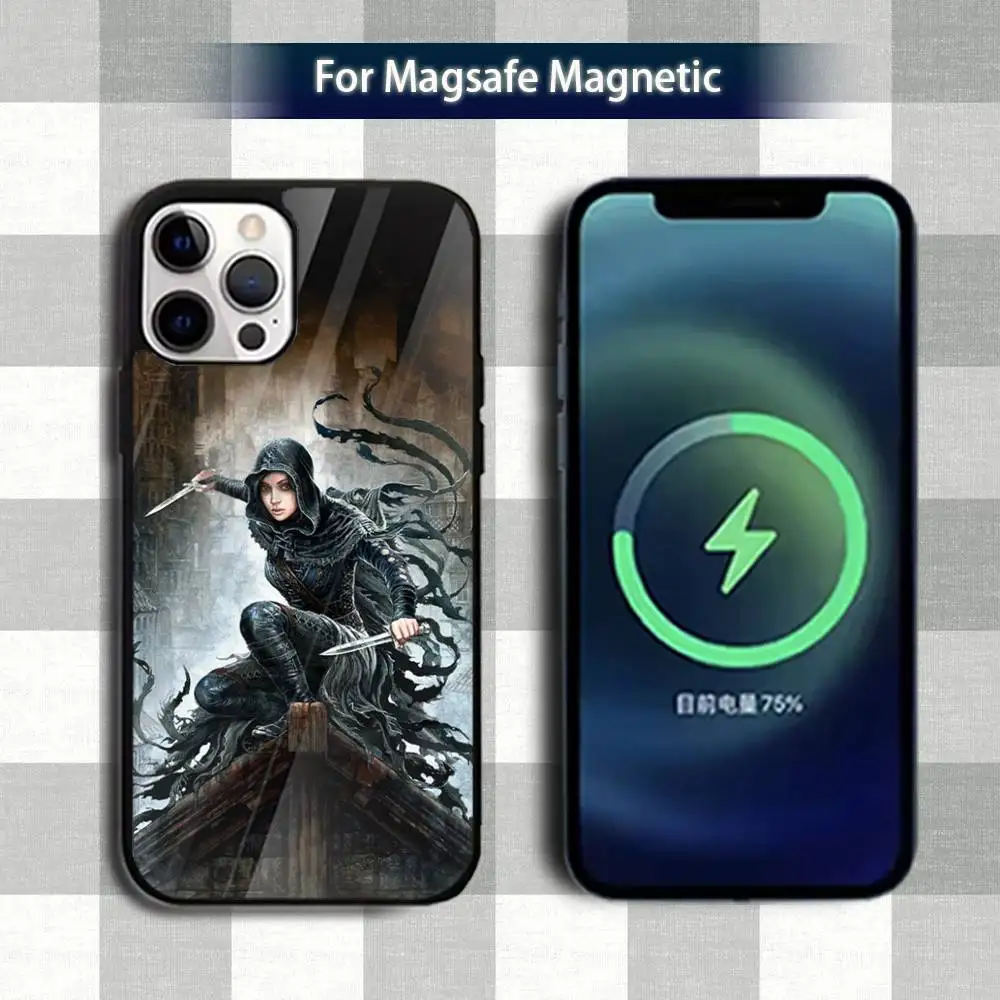 M-Mistborn VinS Trilogy telefoonhoesje voor iPhone 13,12,15,17,11,16,14,Pro,Max,Plus,Mini,Magsafe,Magnetische draadloze oplaadhoes