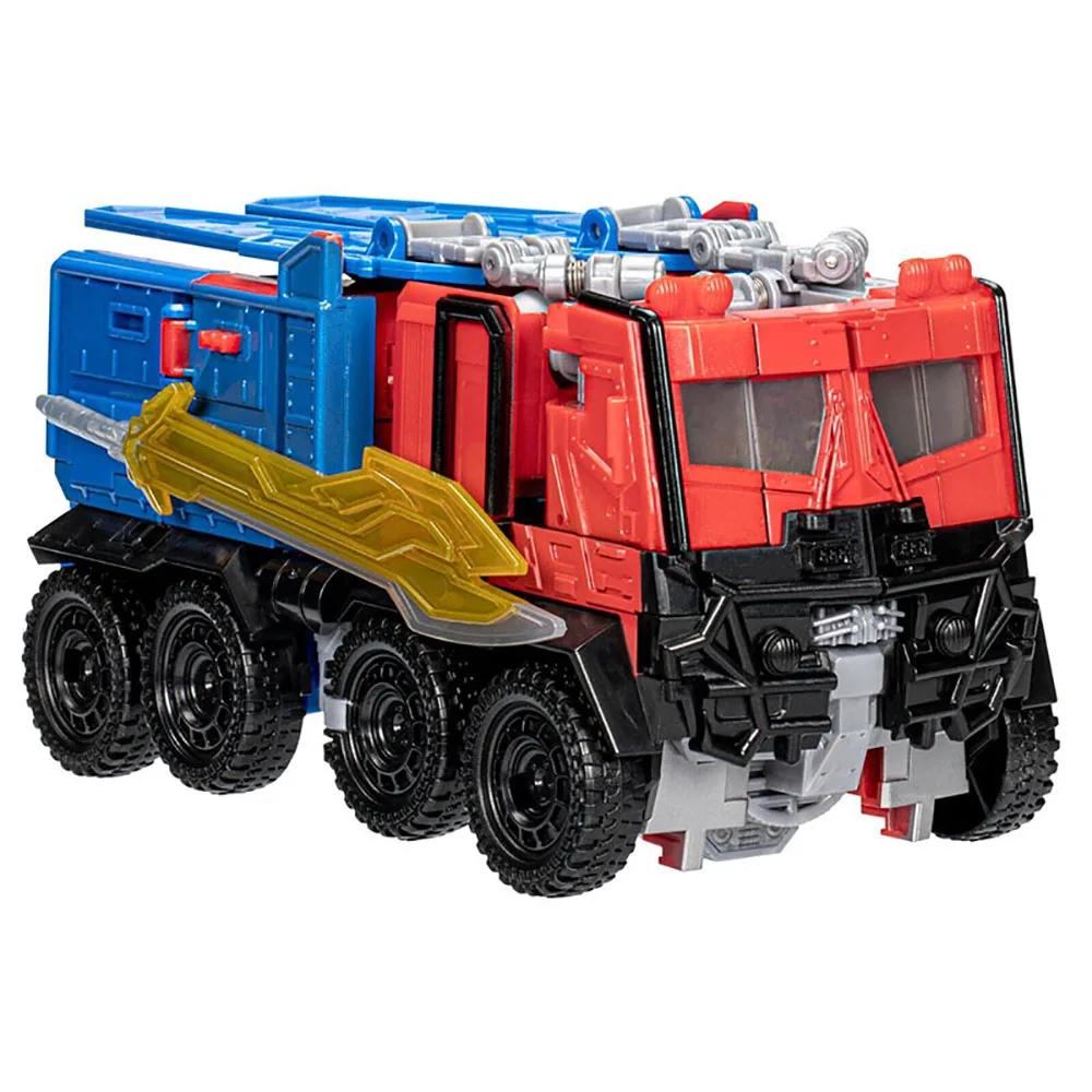 [재고 있음] Hasbro Transformers Beast Mode Optimus Prime Robot Juguete 조명 및 사운드 기능 장착 액션 피규어 장난감