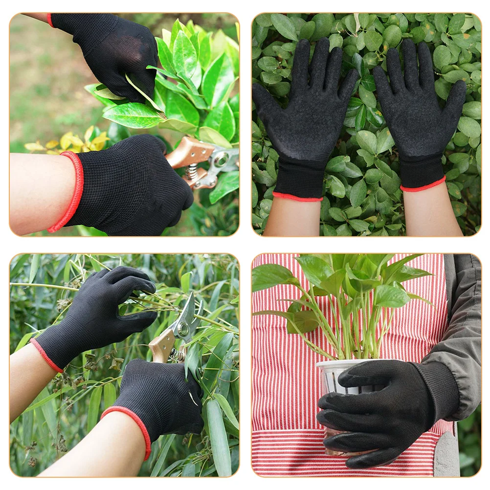 

1 Pair Waterproof Anti-Puncture Garden Gloves Heavy Duty Thorn Proof Latex Coated For Women Men Outdoor Yard Work Household
