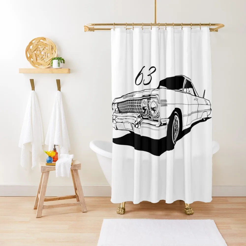 

63 Impala Shower Curtain Shower Waterproof Bathroom And Shower Products Set For Bathroom Anime Curtain