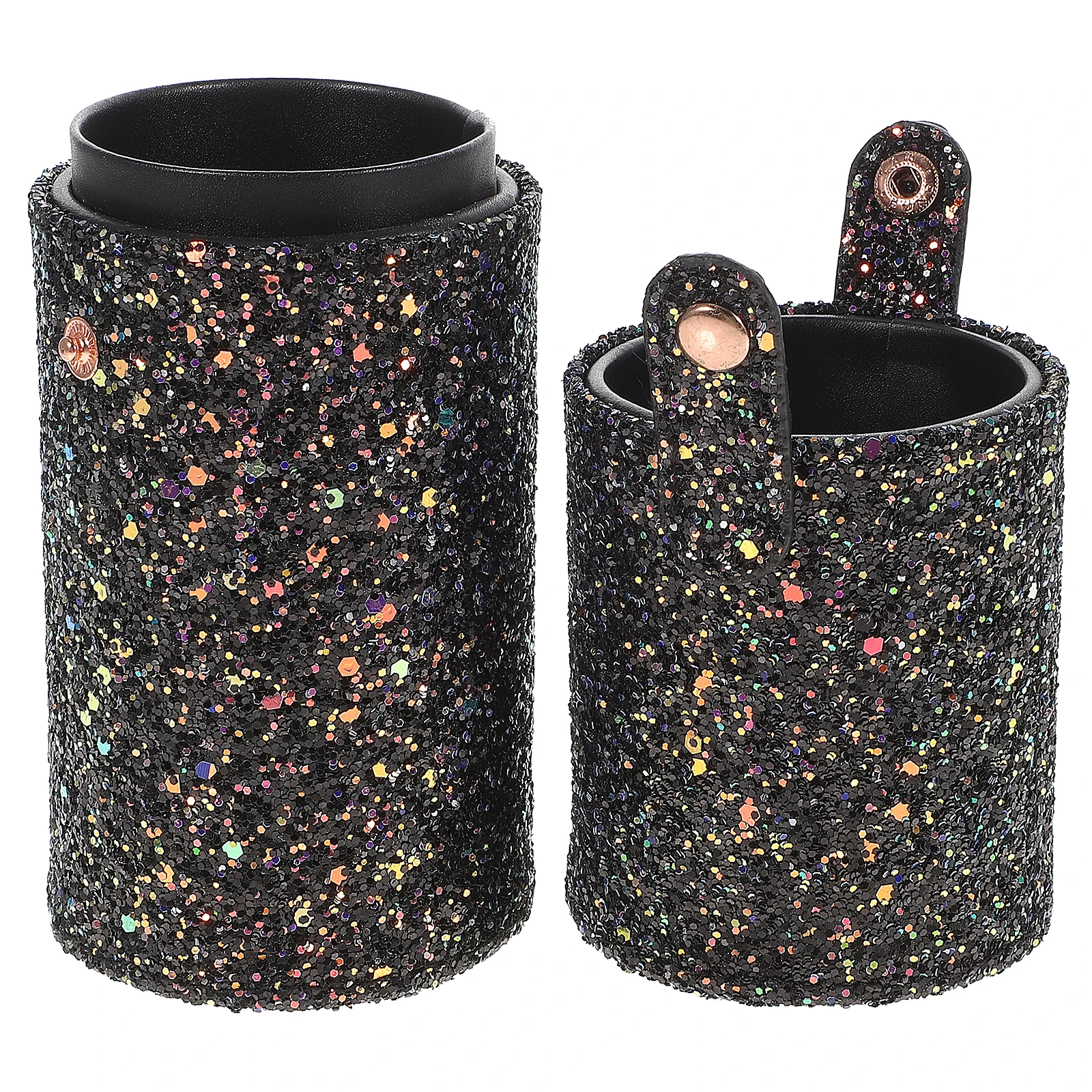 

PU Cosmetics Brush Holder Storage Bucket Multifunctional Travel Makeup Brush Organizer Durable Storage Case