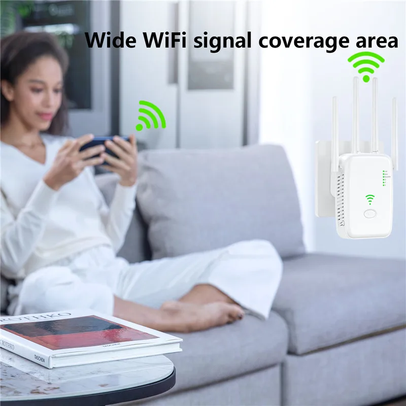 300Mbps 2.4G Wifi Range Repeater Wi-Fi Amplifier Home Network Extender Wi-Fi AP Mode Extendor Long Internet WPS Router