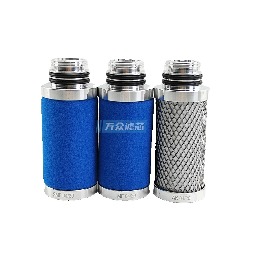 Nitrogen Generator Air Compressor Pipeline Precision Filter Element Ff04/20 Smf04/20 Mf04/20