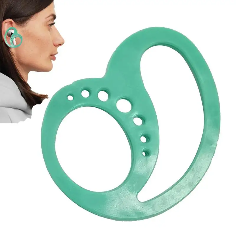 1 Pasang Pemegang Earphone Nirkabel Silikon Earbud Silikon Antihilang Kait Telinga Tempat Headphone untuk Olahraga Lari