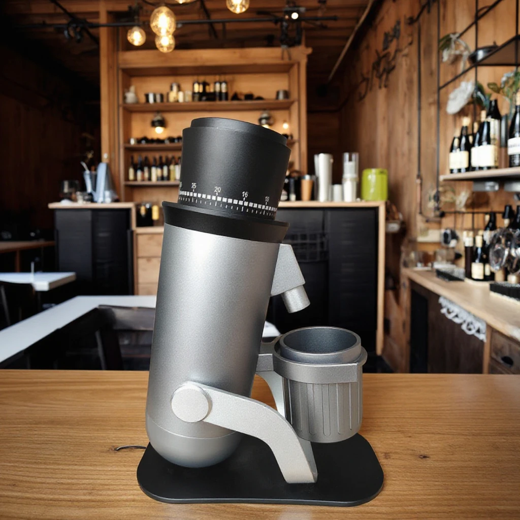 Macinacaffè elettrico professionale con lama in acciaio inossidabile portatile, macinacaffè a dose singola, automatico per uso domestico