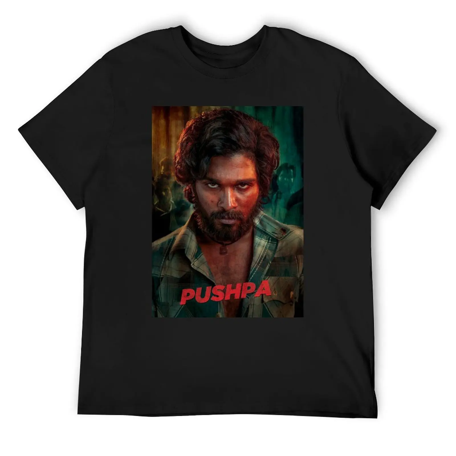 Pushpa Wallpaper HD Poster T-Shirt vintage new edition kawaii clothes oversized t shirts for men