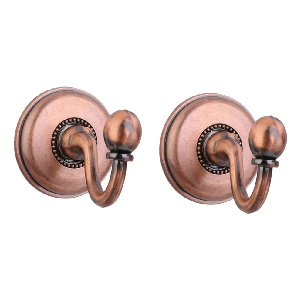 

2 Pcs Pommel Holdback Hooks Round Head Curtain Holdbacks up Hangers for Hat & Coat