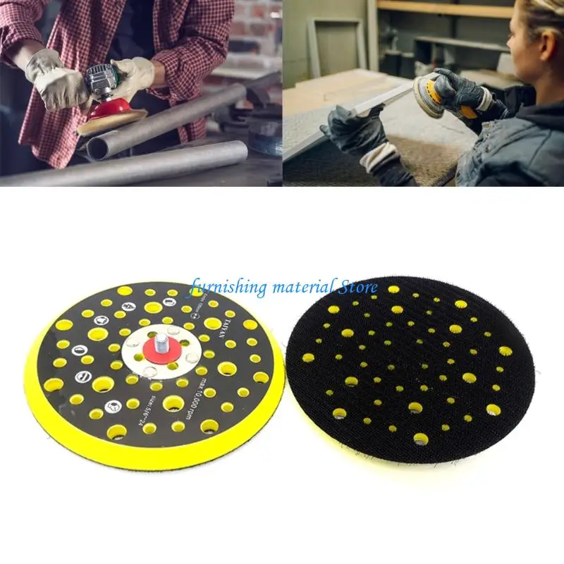 

Y5GD 150mm Heavy Duty Grinder Base Plate Backing Disc 54 Holes for Eccentric Sander