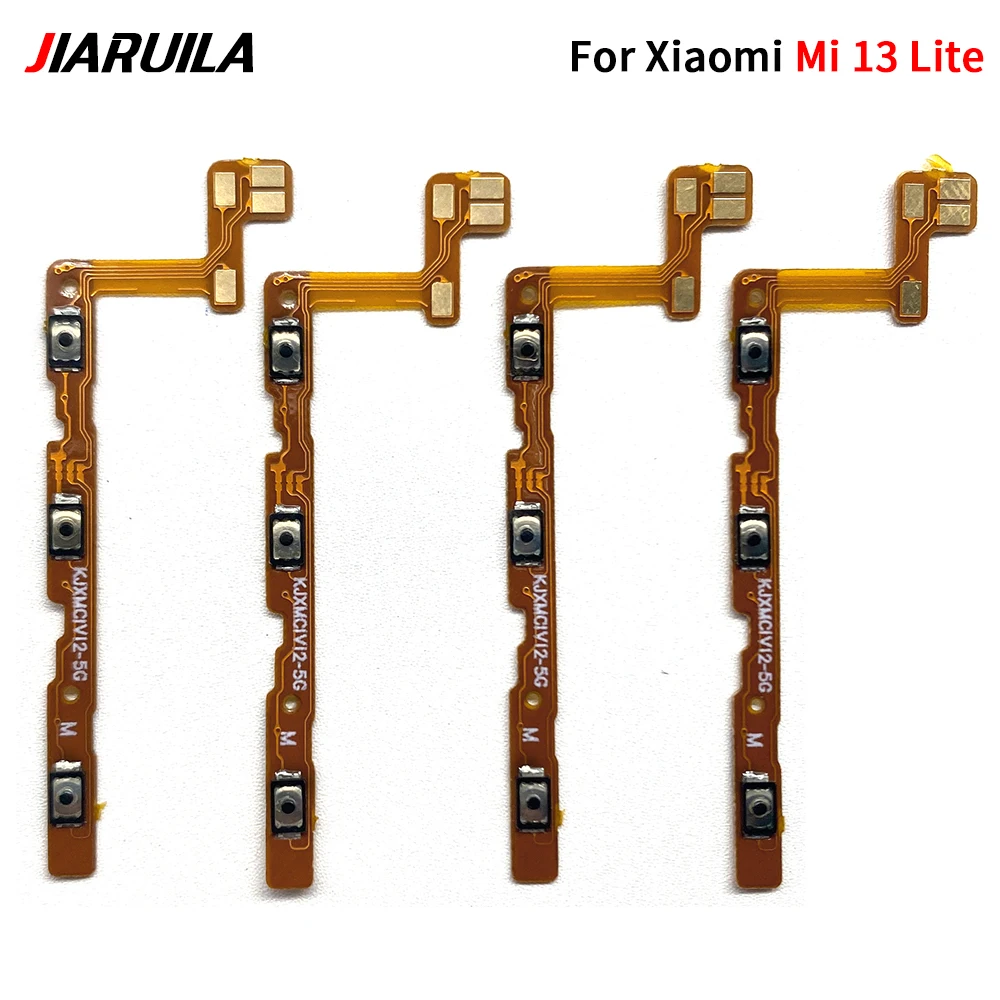 Power Switch On/Off Button Volume control Key Button Flex Cable For Xiaomi Mi 12T 13 Lite 13T Pro