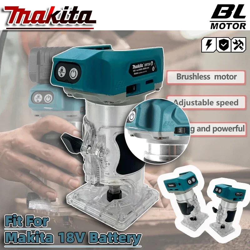 

Аккумуляторный триммер Makita DRT50, бесщеточный фрезерный станок для обработки дерева, гравировальный инструмент