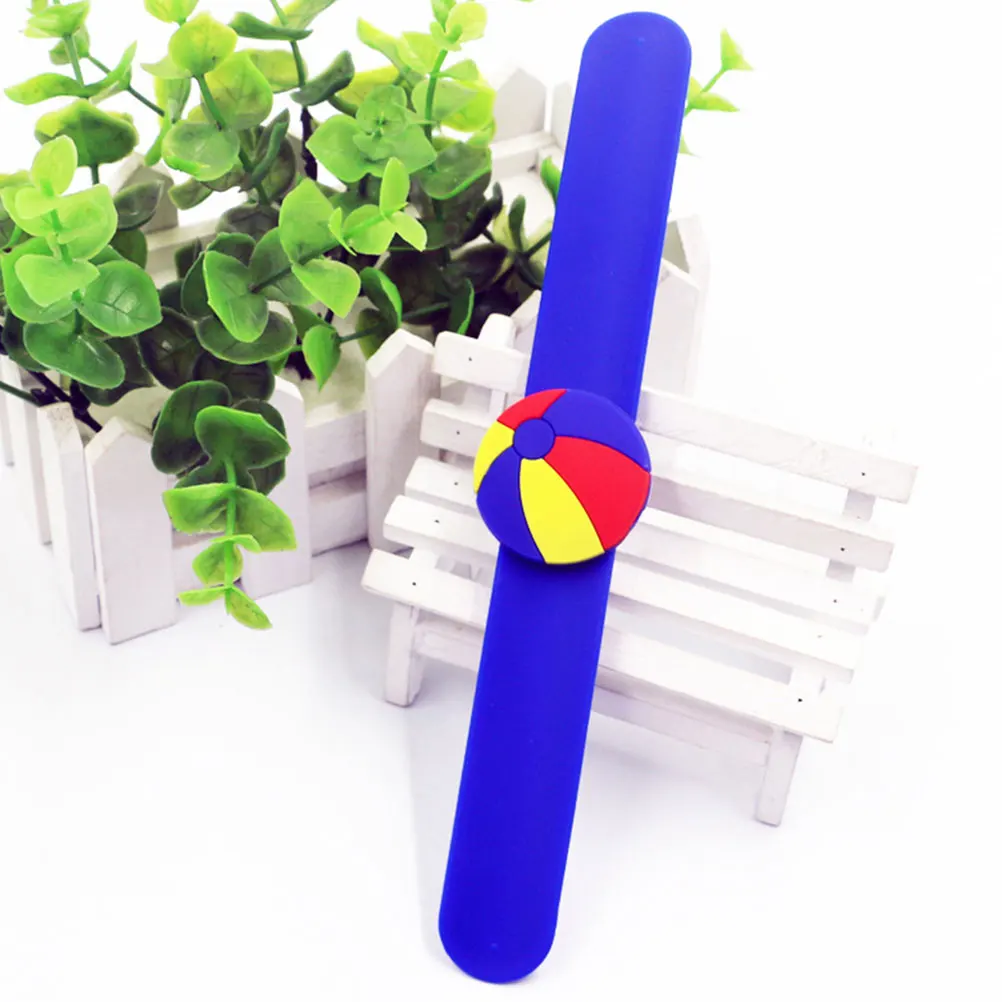 

12PCS Ball Silicone Bracelet Eco Friendly Child Sports Volleyball Waterproof Comfortable Gifts Kids Parties