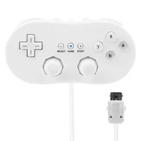 2x 1x controlador clásico con cable para Nintendo Wii/Wii U remoto
