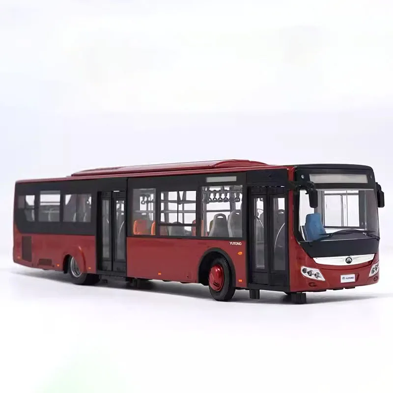 1:42 Scale Yutong Bus ZK6128 Alloy Car Model Ornaments