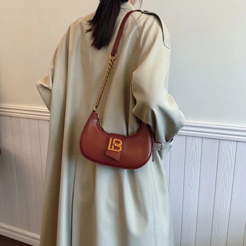 2026 Mini vierkante tas voor dames, chique onderarm- en crossbodytas, veelzijdige en compacte schoudertas voor dagelijks gebruik