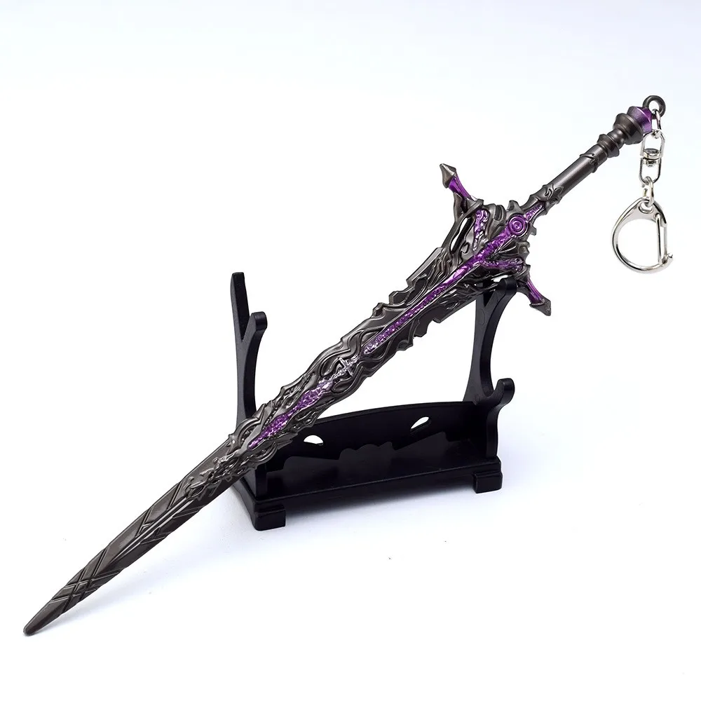 22cm Omega Sword Keychain Final Fantasy XVI Game Peripherals Cloud Strife 1:6 Metal Model Home Ornament Collection Accessories