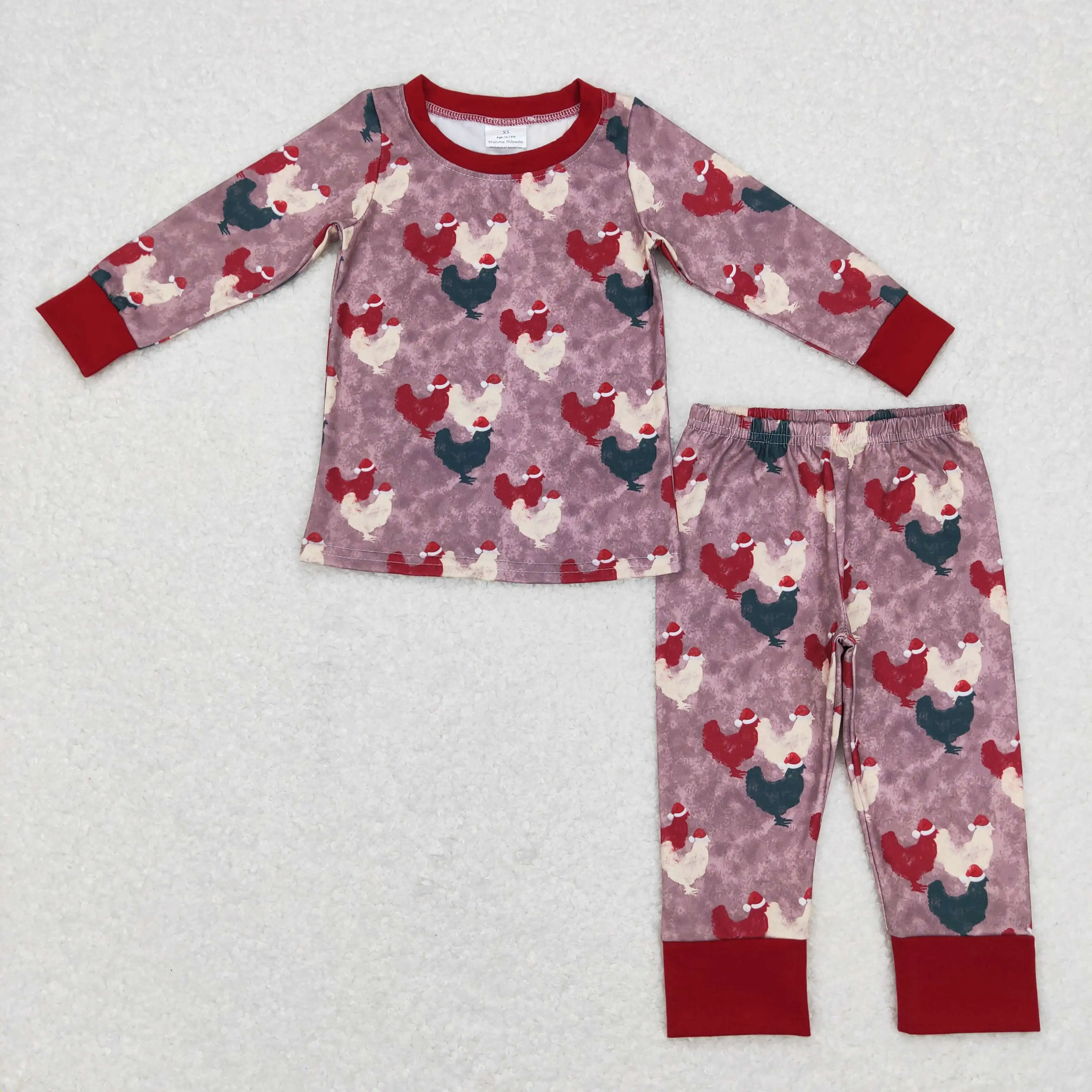 z1213-05 6 B10-2 Wholesale Boutique kids clothes valentine love long sleeve pants Set Summer Children clothing