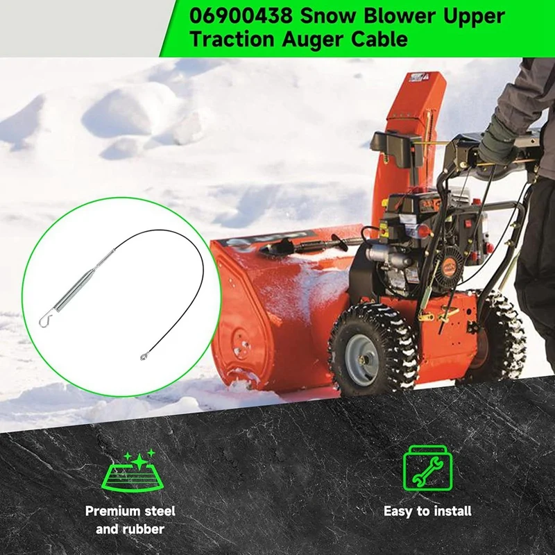 สายควบคุมสว่าน 06900438 06900439   สําหรับ Ariens Compact Classi Sno-Tek ST24LE Snow Blower Traction Cable