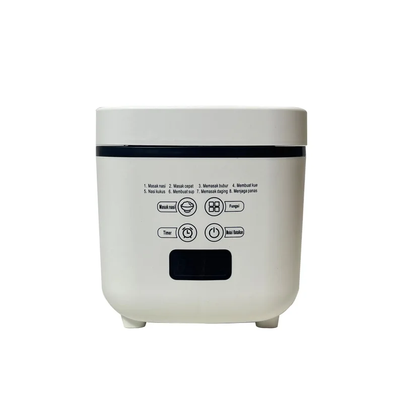 Mini 5L Electric Multifunctional Rice Cooker for 1-2 People Single-Person Household & Dormitory Use with Measuring Cup Plastic