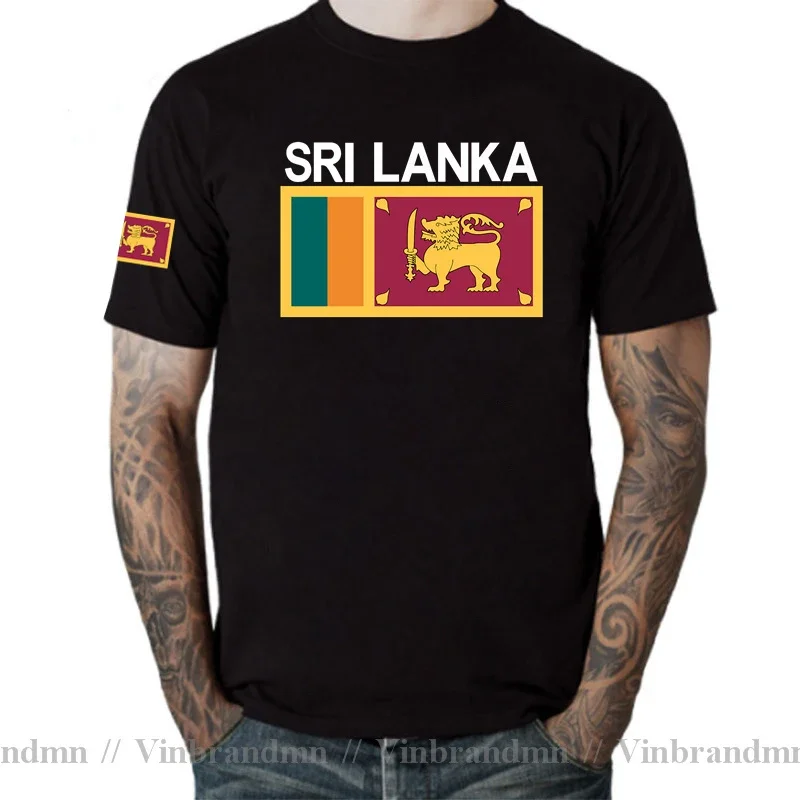 Sri Lanka Lankan Men T shirt 2023 Jerseys Nation Team Tshirt 100% Cotton T-shirts Sporting Clothing Tees Country Flag LKA Ceylon