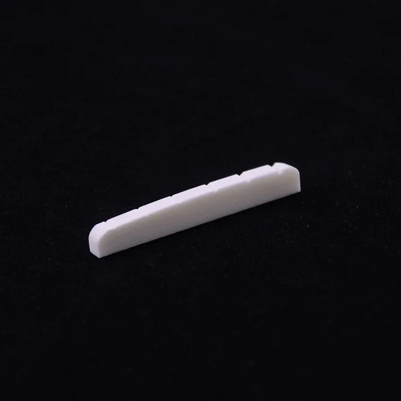 Neu-echte geschlitzte Knochen mutter für E-Gitarre (unten flach/r 7,25/r10 42mm/43mm * 3,4mm * 6mm)