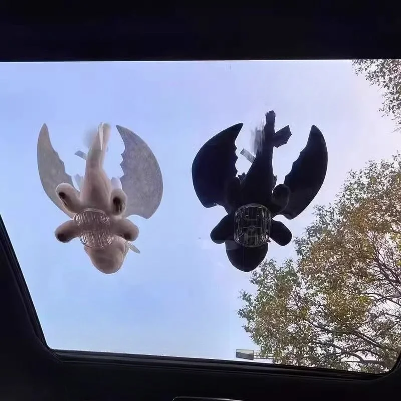 Pingente de boneco desdentado super fofo, periférico de anime e desenho animado, tema domador de dragões, DIY, para teto de carro, decoração de capace
