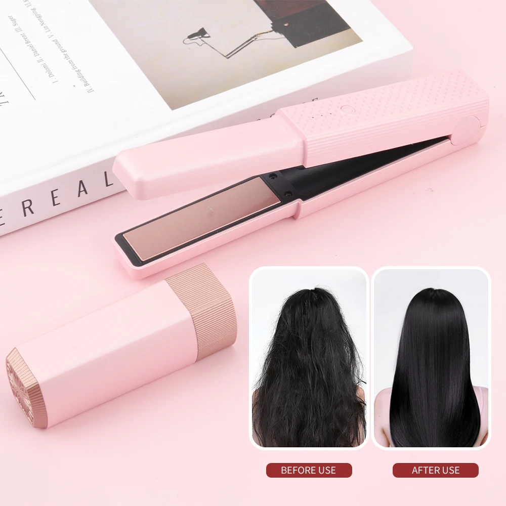 Portable 3 in 1 Hair Iron High Quality Straightening hot comb professional hair straightener & Curling Iron Styling Tools