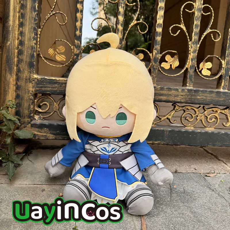 

40 см Altria Pendragon Sabre, мягкие плюшевые игрушки, плюшевая хлопковая кукла, одежда, мягкая подушка, милая фигурка аниме, игровая игрушка для детей, подарки