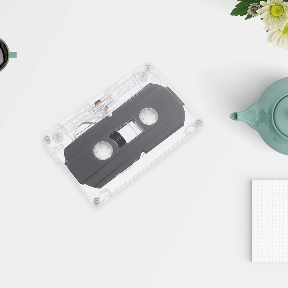 

2pcs Blank Audio Cassette Empty Audio Cassette Tape Handcraft Supply Cassette Decoration Handcraft Blank Cassette Tape Diy Empty