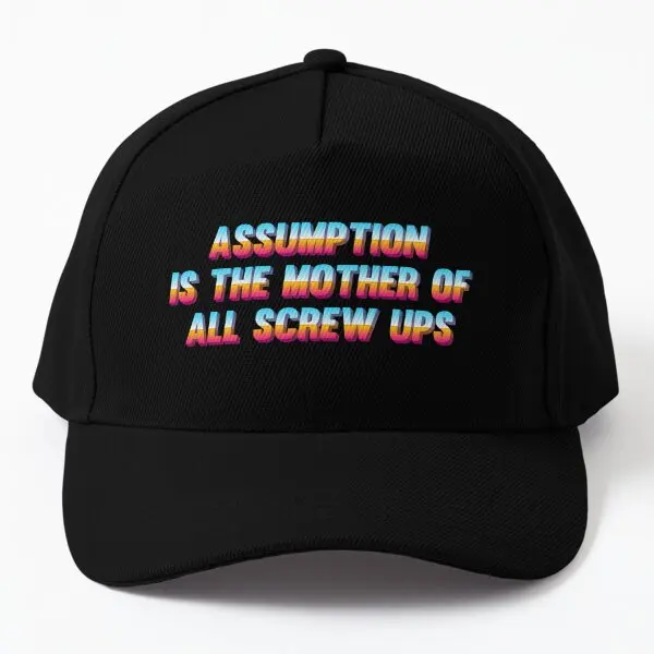 Copy Of Assumption  Baseball Cap Hat Hip Hop Mens Boys Solid Color Bonnet  Printed Women Summer Casual Fish Outdoor Casquette