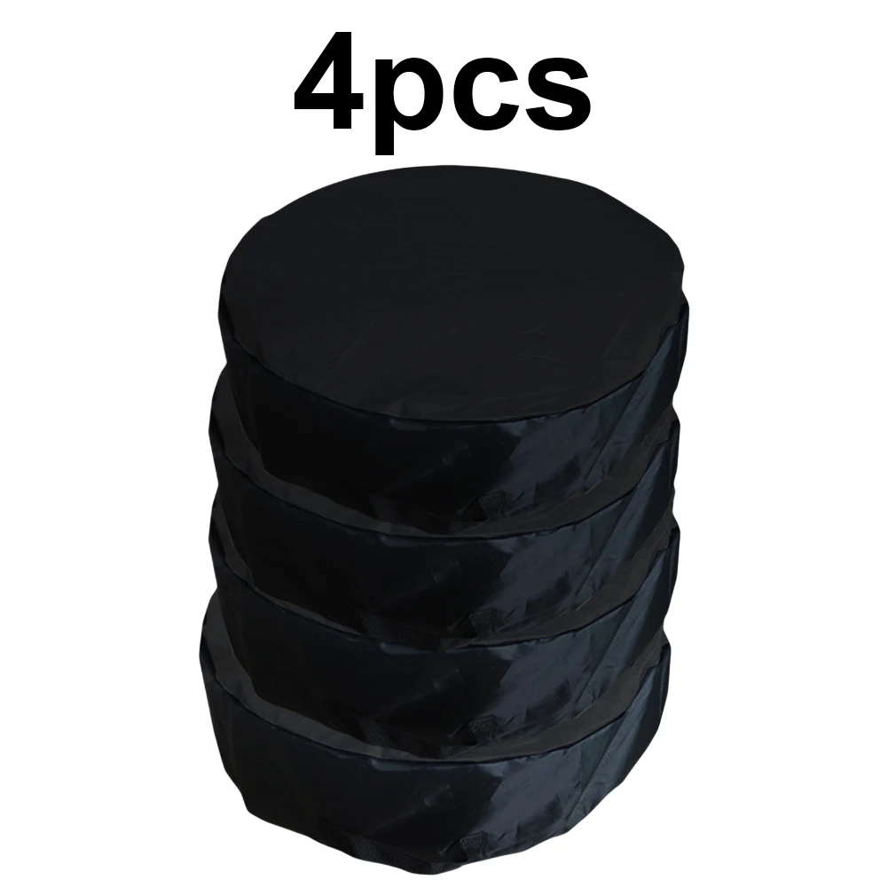 

Регулируемый чехол для запасного колеса из ткани Оксфорд 210D на шнурке для автомобильных шин, обеспечивающий защиту от пыли, солнца и дождя