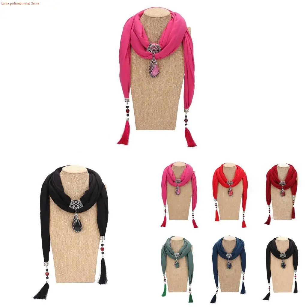 

F92D 200x40 см женский винтажный однотонный шарф в этническом стиле с каплями воды из бисера в виде павлина P