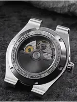 San Martin New 40mm Miyota 9015 Black Men Sports Diver Mechanical Wristwatch BGW-1 Integrated Bracelet Waterproof 200m SN0148GB photo 5