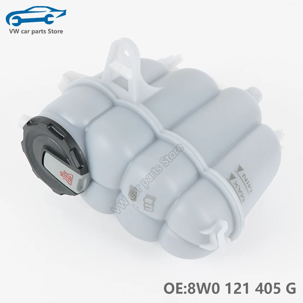 8W0121405G Coolant Reservoir Expansion Tank For Audi A4 S4 A5 S5 2016-2025 High Quality Comes With Lid 8W0 121 405 F