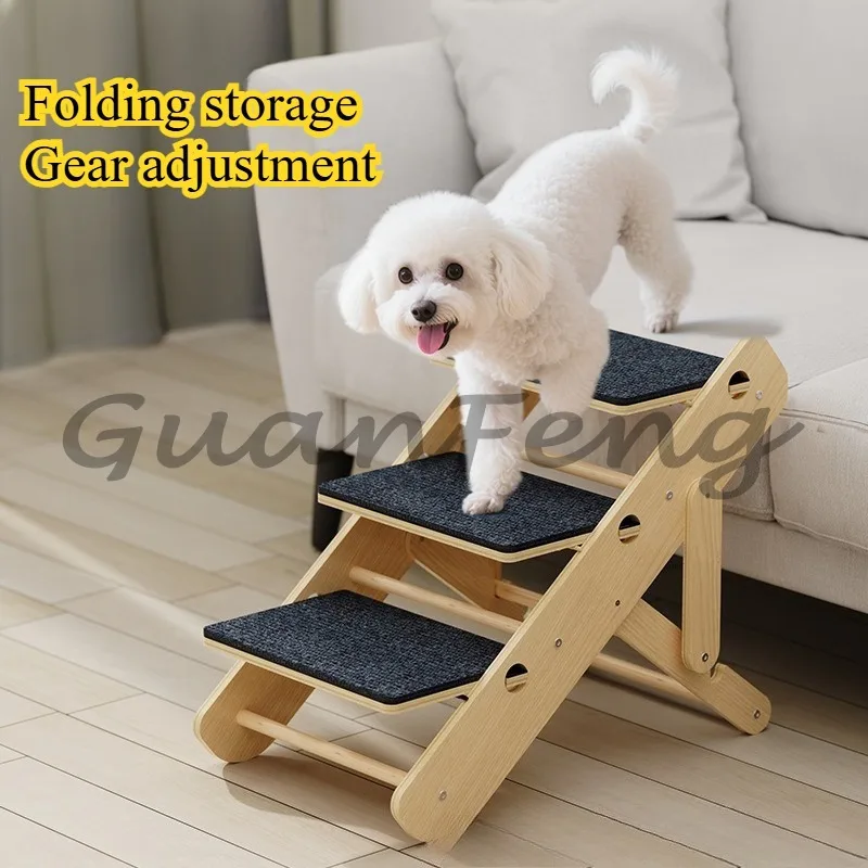 pet ladder Adjustable and foldable pet ramp